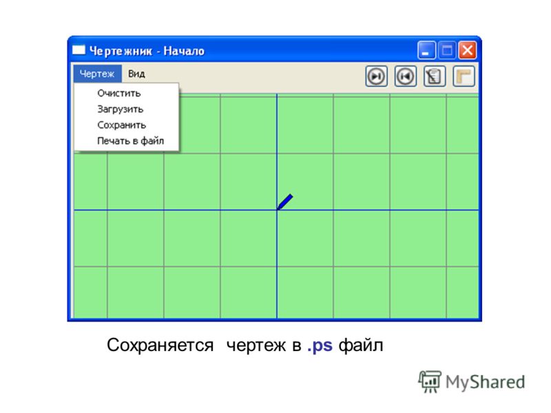 Программа чертежник вектор